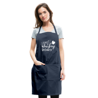 St. Patty's Is Whiskey Business Adjustable Apron - navy