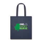 One Lucky Nurse Tote Bag - navy