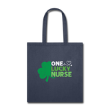 One Lucky Nurse Tote Bag - navy