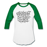 Irish Blessing Baseball T-Shirt - white/kelly green
