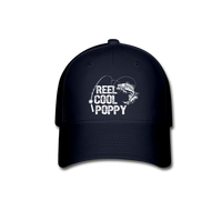 Reel Cool Poppy Baseball Cap - navy