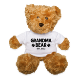 Grandma Bear Est 2022 Teddy Bear - white