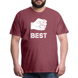 Best Buds Men's Premium T-Shirt - heather burgundy