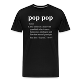 Pop Pop Definition Men's Premium T-Shirt - black
