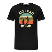 Best Dady By Par Men's Premium T-Shirt - black