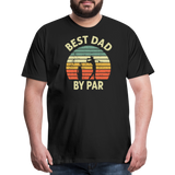 Best Dad By Par Men's Premium T-Shirt - black