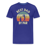 Best Dad By Par Men's Premium T-Shirt - royal blue