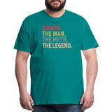 Zayda the Man the Myth the Legend Men's Premium T-Shirt - teal