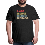 Zayda the Man the Myth the Legend Men's Premium T-Shirt - charcoal grey