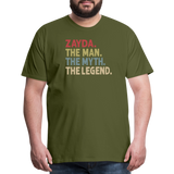Zayda the Man the Myth the Legend Men's Premium T-Shirt - olive green