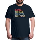 Zayda the Man the Myth the Legend Men's Premium T-Shirt - deep navy