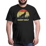 Daddy Wolf Men's Premium T-Shirt - black