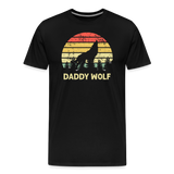 Daddy Wolf Men's Premium T-Shirt - black