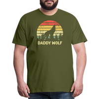 Daddy Wolf Men's Premium T-Shirt - olive green