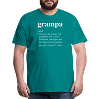 Grampa Definition Men's Premium T-Shirt - teal