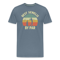 Best Senelis By Par Men's Premium T-Shirt - steel blue