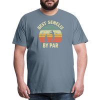 Best Senelis By Par Men's Premium T-Shirt - steel blue