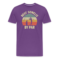 Best Senelis By Par Men's Premium T-Shirt - purple
