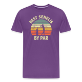 Best Senelis By Par Men's Premium T-Shirt - purple