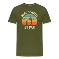 Best Senelis By Par Men's Premium T-Shirt - olive green