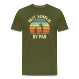 Best Senelis By Par Men's Premium T-Shirt - olive green