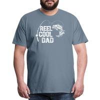 Reel Cool Dad Men's Premium T-Shirt - steel blue