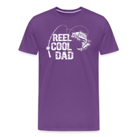 Reel Cool Dad Men's Premium T-Shirt - purple