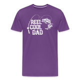 Reel Cool Dad Men's Premium T-Shirt - purple