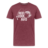 Reel Cool Avo Men's Premium T-Shirt - heather burgundy