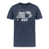 Reel Cool Avo Men's Premium T-Shirt - heather blue