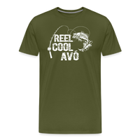 Reel Cool Avo Men's Premium T-Shirt - olive green