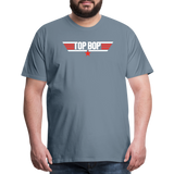 Top Bop Men's Premium T-Shirt - steel blue