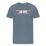 Top Opa Men's Premium T-Shirt - steel blue