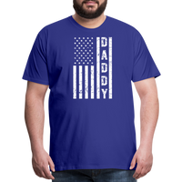 Daddy American Flag Men's Premium T-Shirt - royal blue