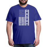 Daddy American Flag Men's Premium T-Shirt - royal blue