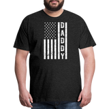 Daddy American Flag Men's Premium T-Shirt - charcoal grey