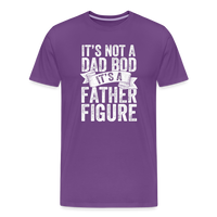 It's Not a Dad Bod It's a Father Figure Men's Premium T-Shirt - purple