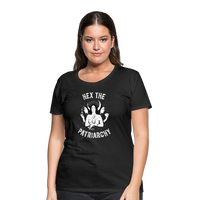 Hex the Patriarchy Triple Moon Goddess Hecate Women’s Premium T-Shirt - black