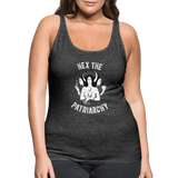 Hex the Patriarchy Women’s Premium Tank Top - charcoal grey