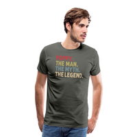 Poppy the Man the Myth the Legend Men's Premium T-Shirt - asphalt gray