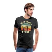 Best Papaw By Par Men's Premium T-Shirt - black