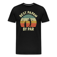 Best Papaw By Par Men's Premium T-Shirt - black