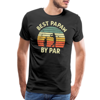Best Papaw By Par Men's Premium T-Shirt - black