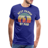 Best Papaw By Par Men's Premium T-Shirt - royal blue