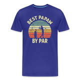Best Papaw By Par Men's Premium T-Shirt - royal blue