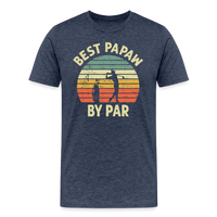 Best Papaw By Par Men's Premium T-Shirt - heather blue