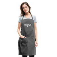 Mama Adjustable Apron - charcoal