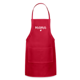 Mama Adjustable Apron - red