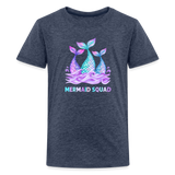 Mermaid Squad Kids' Premium T-Shirt - heather blue