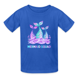 Mermaid Squad Gildan Ultra Cotton Youth T-Shirt - royal blue